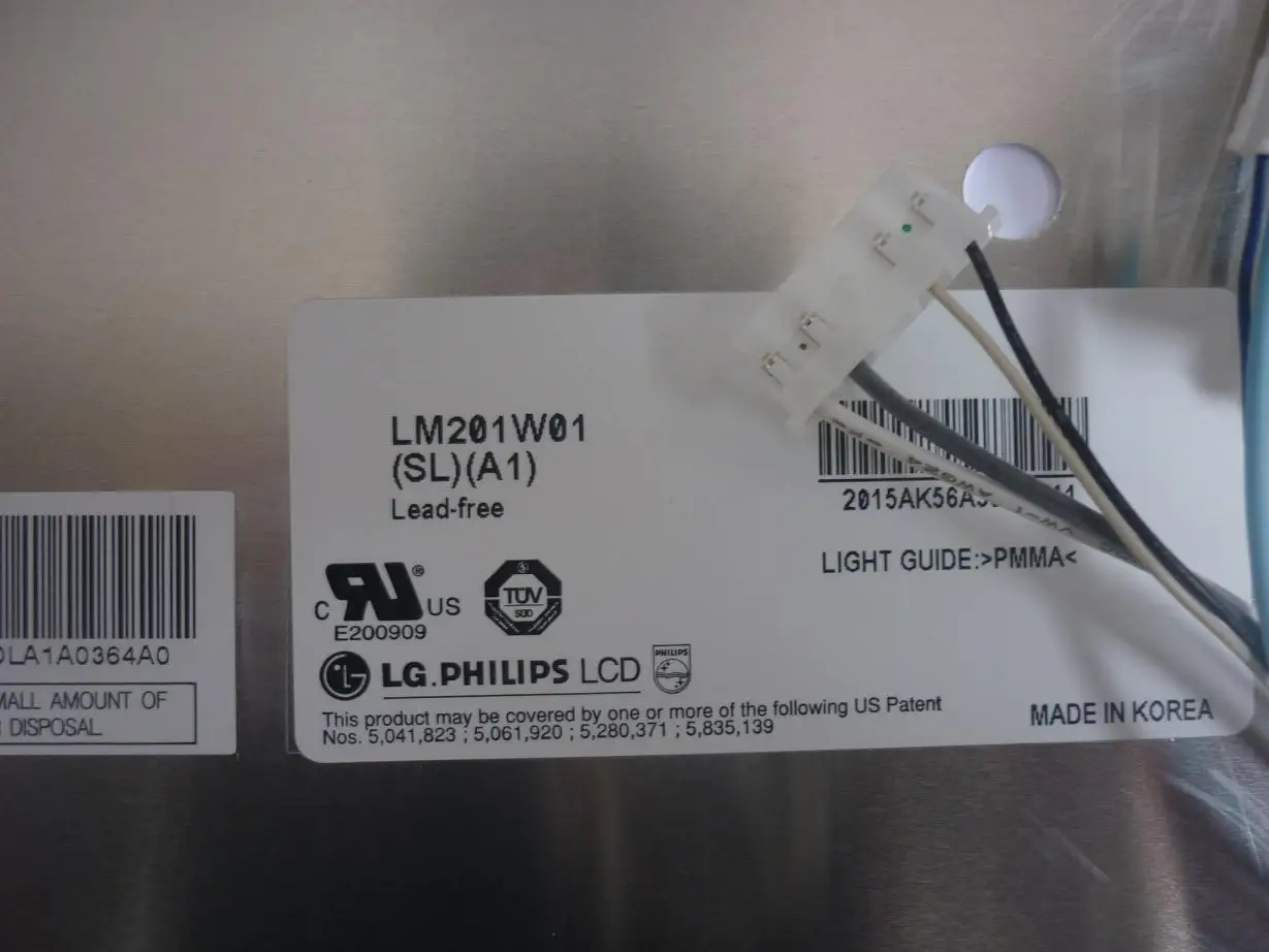 Für 20,1 zoll lcd bildschirm bildschirm LM201W01-B6K1 LM201W01-SLA1 lcd panel