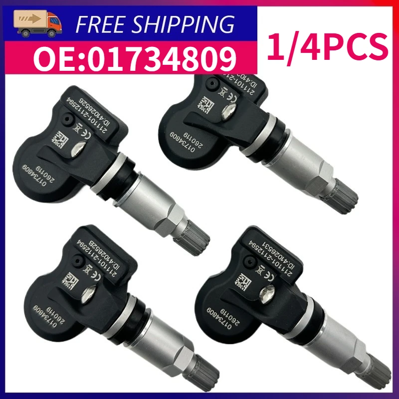 1/4PCS Tire Pressur…