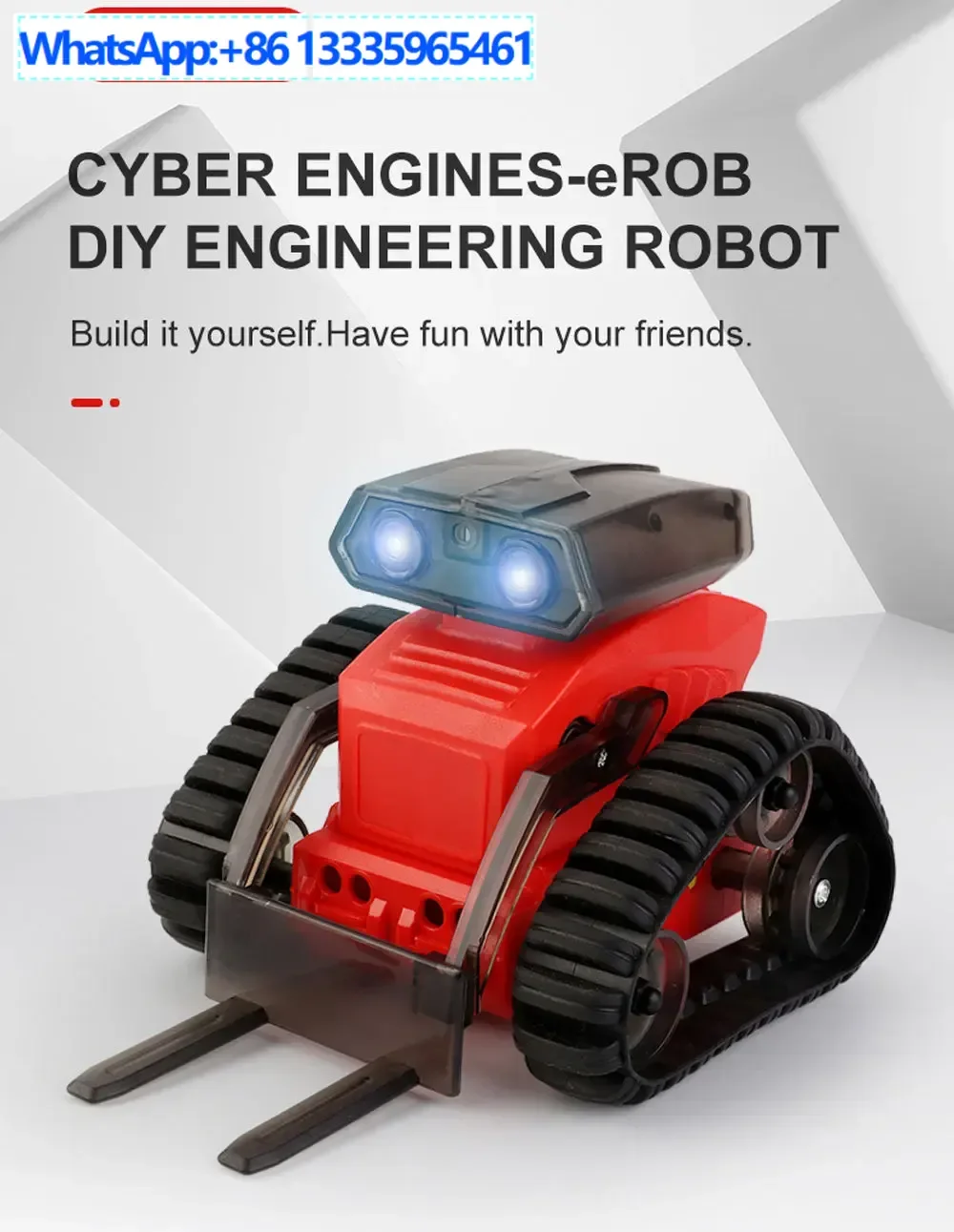 Cyber Power Series DIY Assembly Robot Boy 1 มิถุนายน Gift Maker การศึกษาการสอน Aids รีโมทคอนโทรลรถ