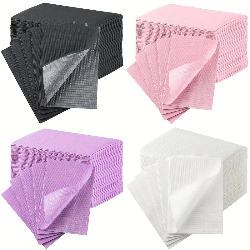 20/110pcs Nail Cleaning Table Mats Disposable Nail Art Mat Waterproof Tablecloth for Manicures Pedicures Paper Sheets Nail Tools