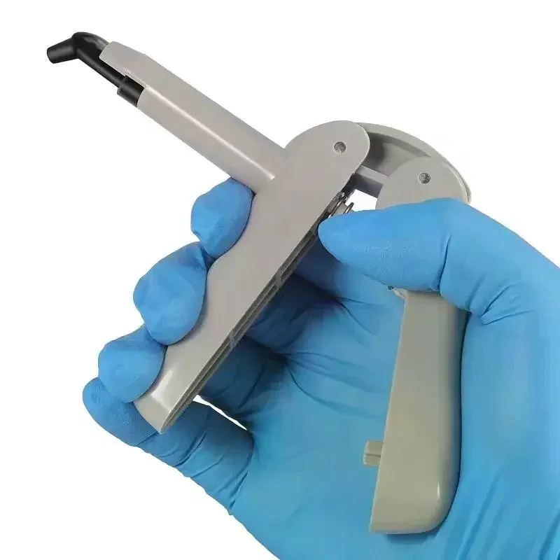 Dental Composite Resin Dispensing Gun Universal Mixing Dispenser with Precision Tips for Dental Surgery