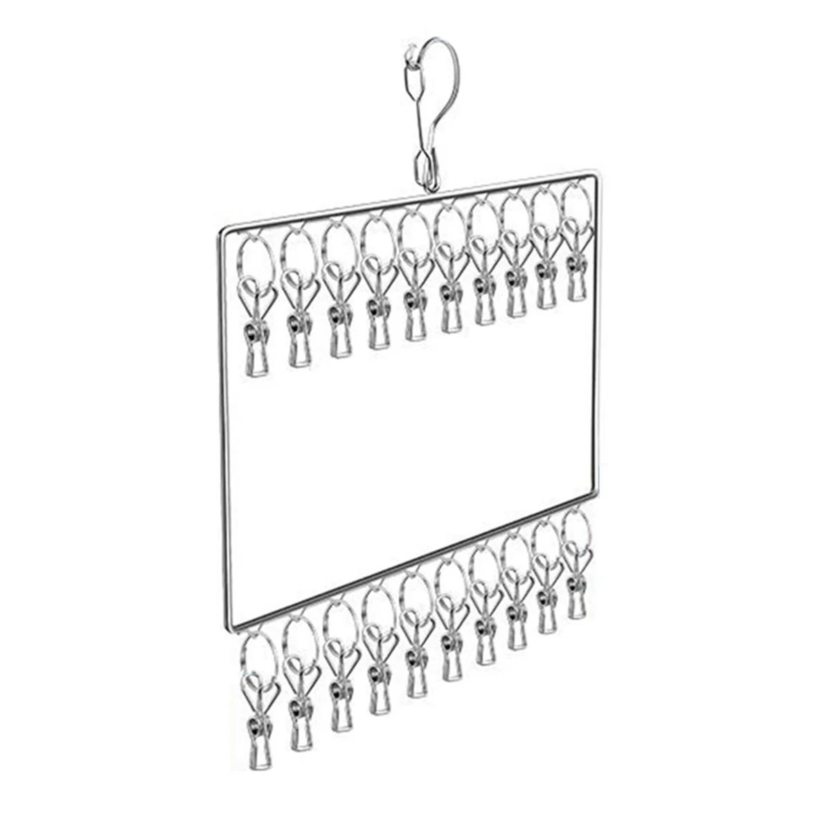 Stainless Steel Multi-Clip Hanger, Sword Hanger, Multi-Function Underwear Drymen