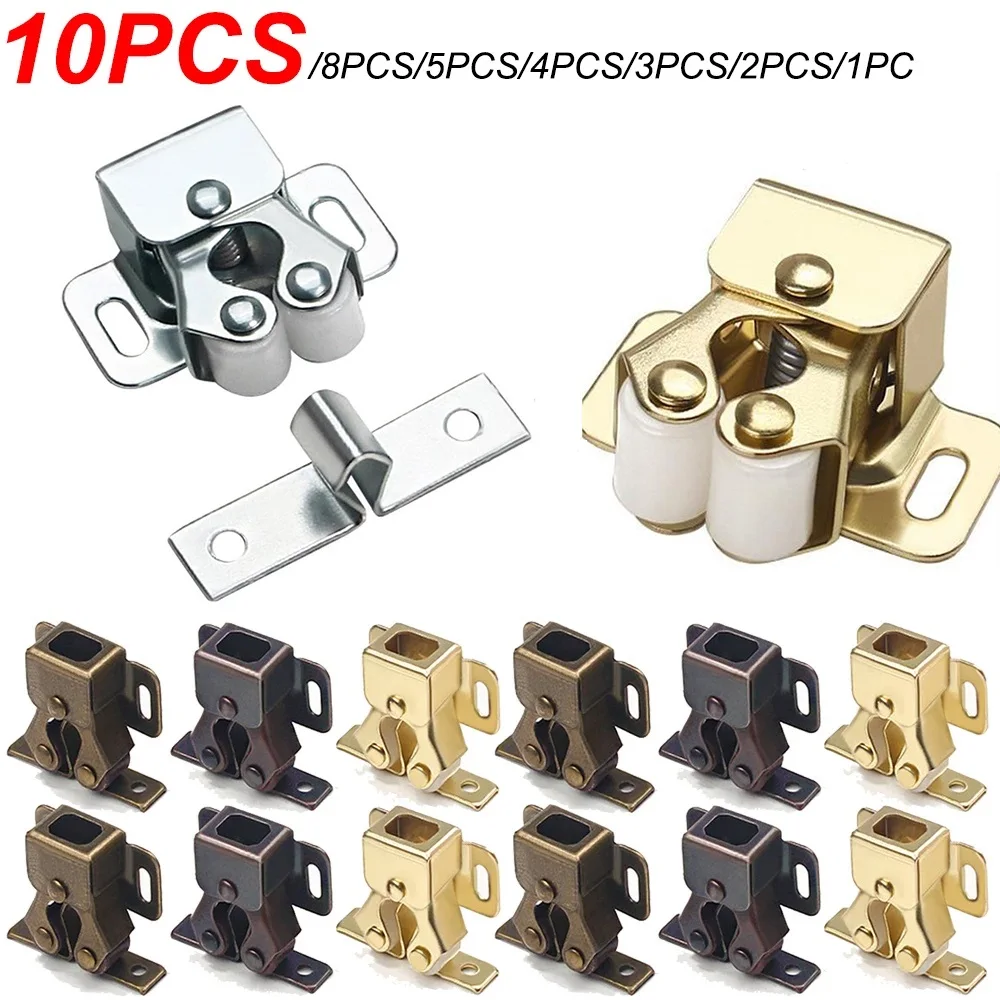 1-10PCS Magnet Cabinet Catches Door Stop Closer Stoppers Damper Buffer For Wardrobe Hardware Furniture Fittings Accessories