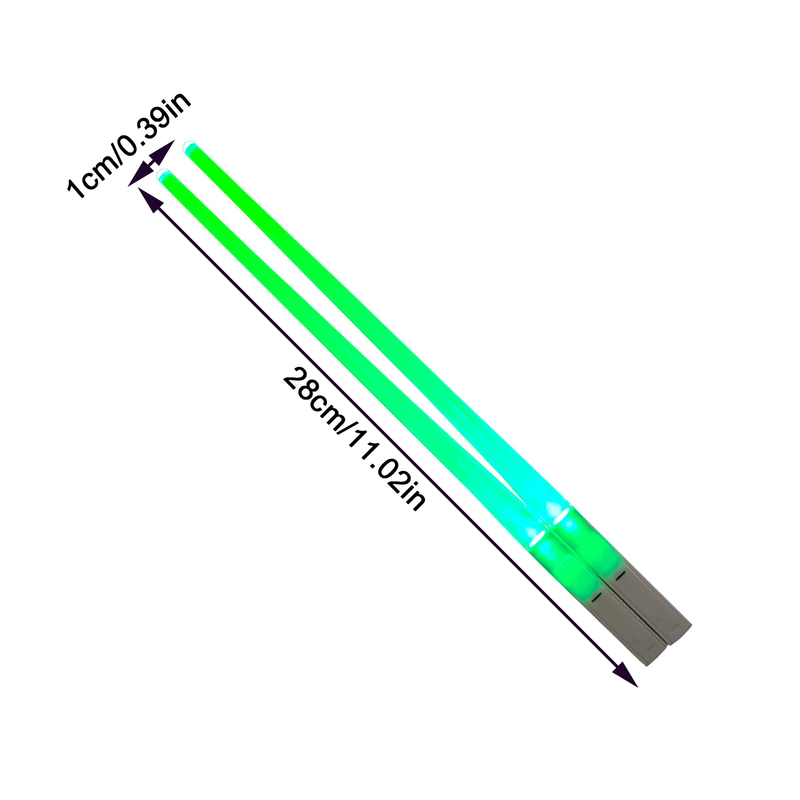 LED مضاءة العصي العصي عصا العصي القابلة للإزالة الحفل LED مضاءة العصي قابلة لإعادة الاستخدام متوهجة العصا في الظلام لوازم الحفلات #6