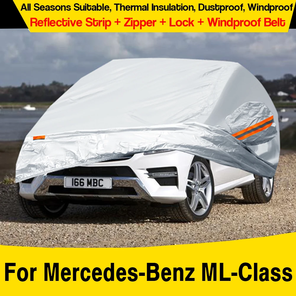 

Автомобильный чехол для внедорожника, солнцезащитный дождь, снежный чехол для Mercedes Benz ML-Class W163 W164 W166 ML350 ML450 ML550 ML500 ML280 ML300 ML320 ML420 ML63