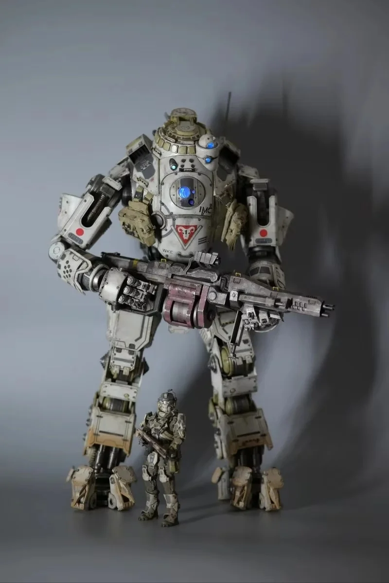 En Stock genuino y Original 3A Threezero 20 pulgadas Titanfall Atlas hueso externo Mecha conductor adjunto figura de acción modelo Juguetes