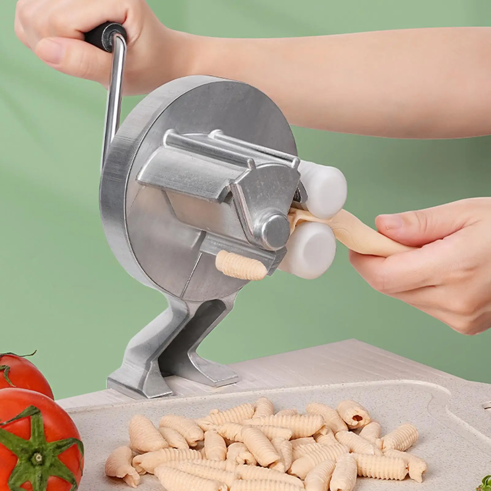 Portable Cavatelli Maker Machine Macaroni Pasta Maker Easy Clean Rollers Makes Authentic Gnocchi Seashells Homemade Pasta