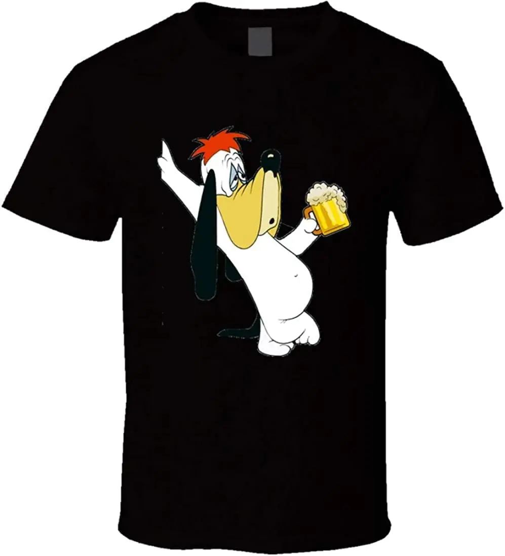 Droopy Dog Anime Graphic Shirt Cartoon Retro T-shirt، Crew T-shirt #1