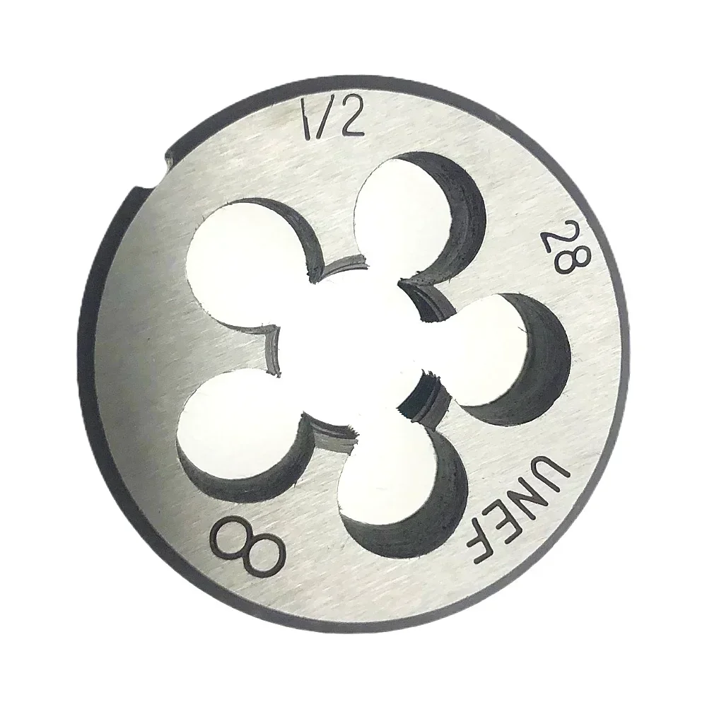 1/2-28Tap & Die Set Hand Tools，Tap and Die Set TiN Coated RH，Thread Tap Threading Tool，Set