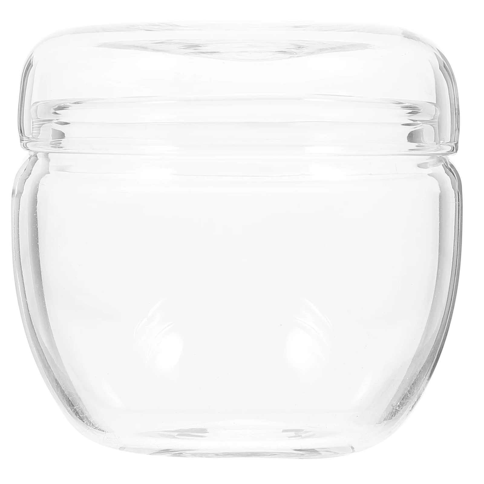 

Glass Tea Jar Creative Portable Multi- Storage Canister for Tea Candy Rice Sugar Baking Powder Flour