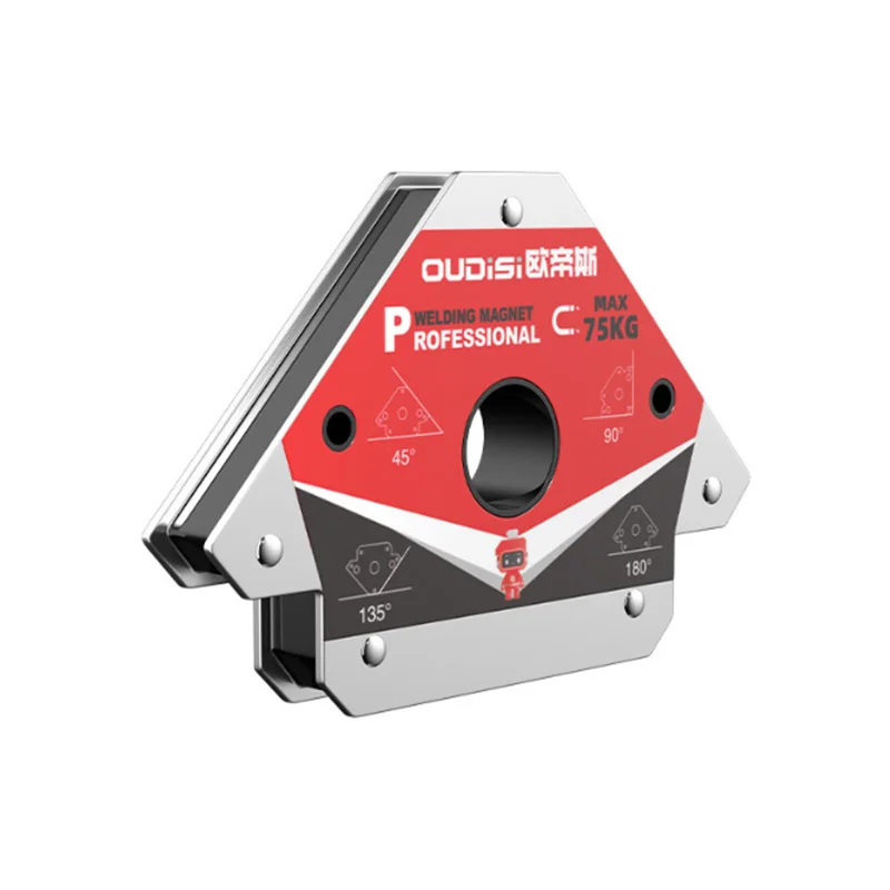Magnetischer Schweißhalter 25/55/75kg Starker Magnet Schweißer-Positionierer Mehrwinkel-Lokalisator Befestigungswerkzeug Schweißhilfsmagnet für – Detail 15