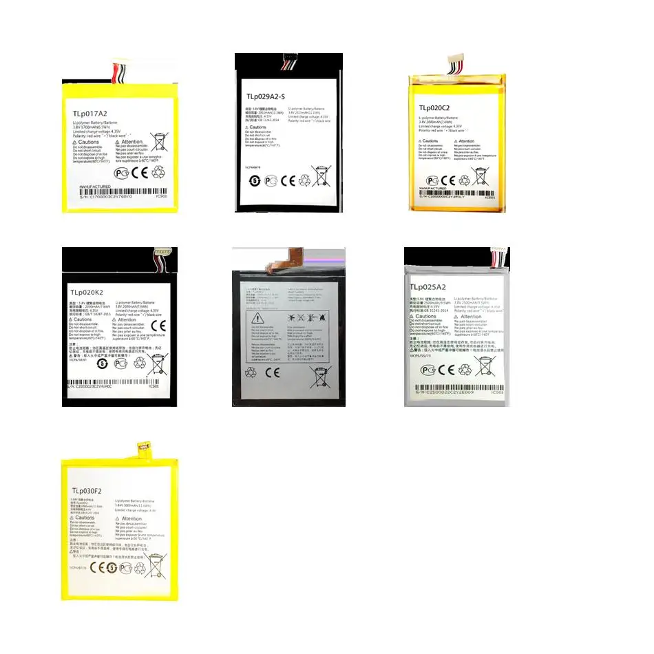 Batería TLP029A2 TLp017A1 para Alcatel 3V One Touch 6039H 6039K 6039Y Onetouch Idol 3C 4S 6040D 6040X 6045Y x 3 4.7 Plus Lte Mini