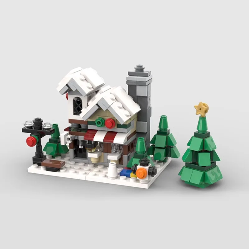 Negozio di architettura Street View House Micro castle Building Blocks Kit Girls Shop Bricks modello classico per regalo bambini giocattolo per bambini