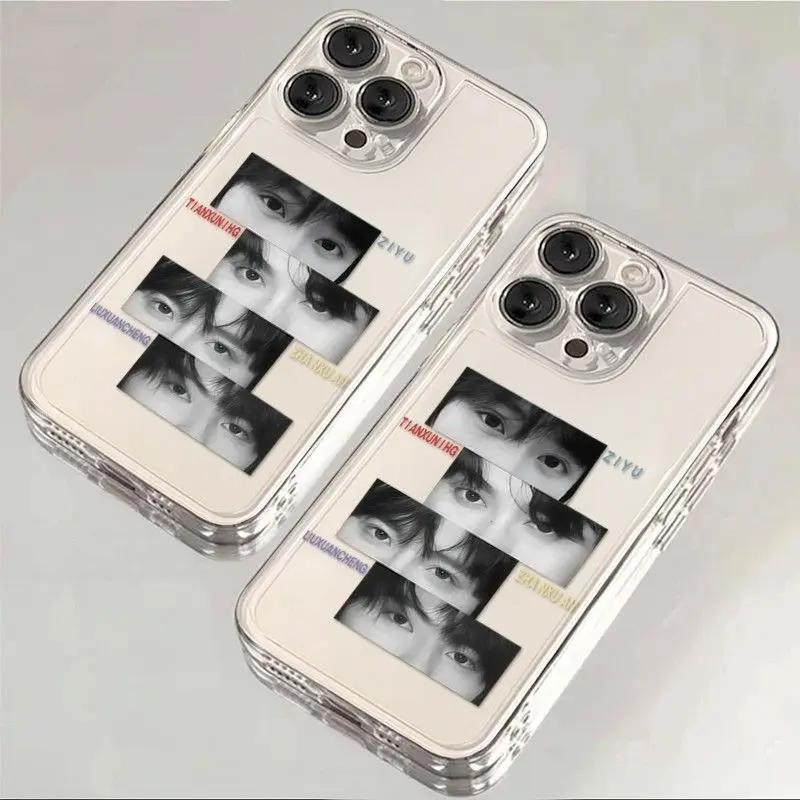 おしゃれなミニマリストアイズ iPhoneケース iPhone 17 16 15 14 13 12 11 Pro Max XR XS MAX 7 8 PLUS MINI INS対応 透明カバー