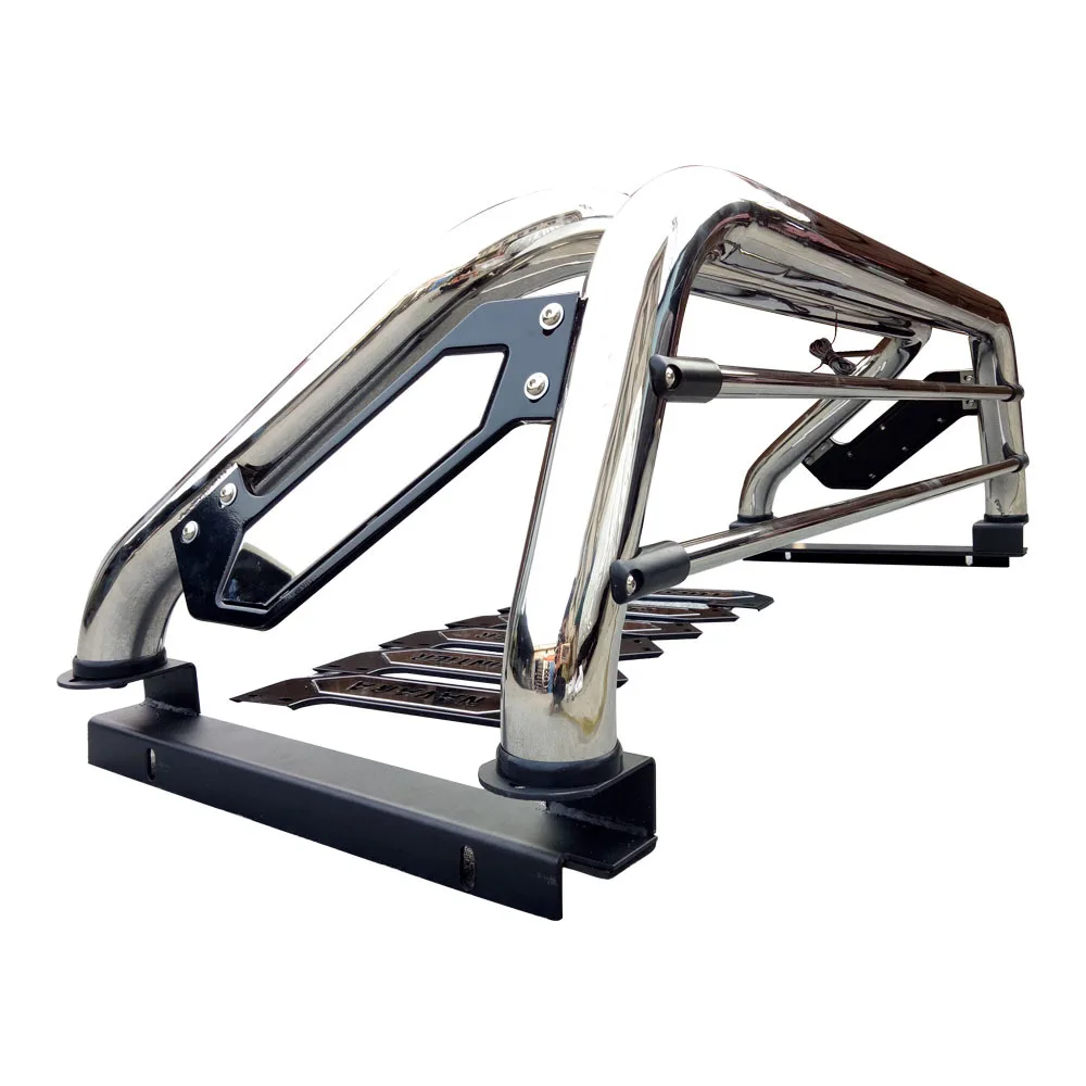 

Factory Direct High Base Gantry Pickup Car Accessory Double Thin Tube Stainless Steel Light Modified Exterior Accessories