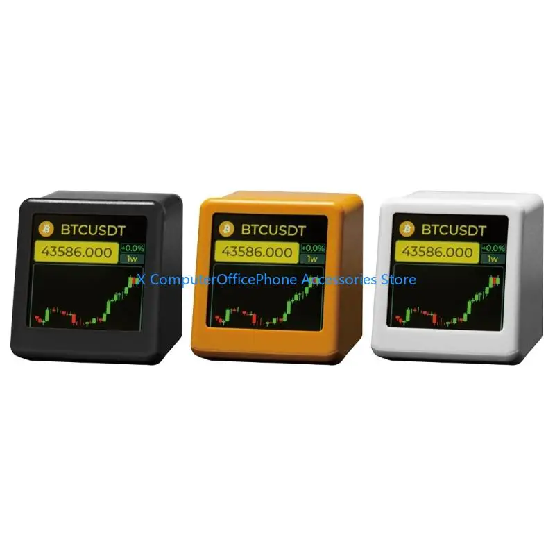 

Цифровые часы размером 31 КБ с живыми данными о фондовом рынке Cryptos, погодными условиями, фоторамка в формате GIF