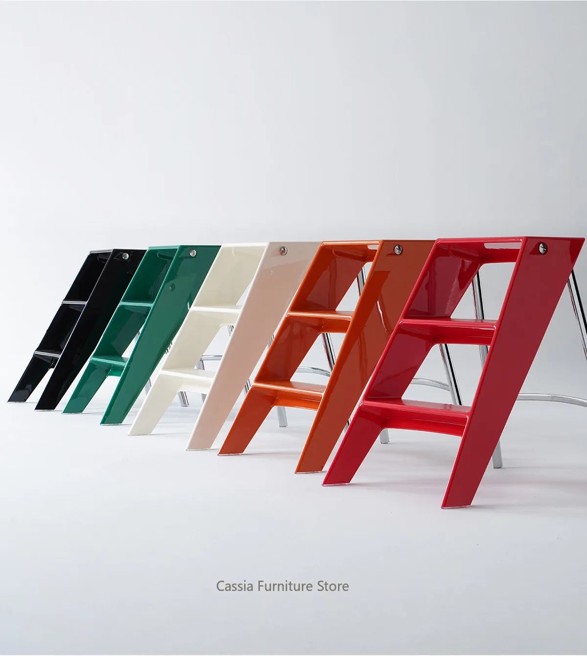 Creative Folding Step Ladder & Multi-Functional Side Table, Housewarming Gift with 