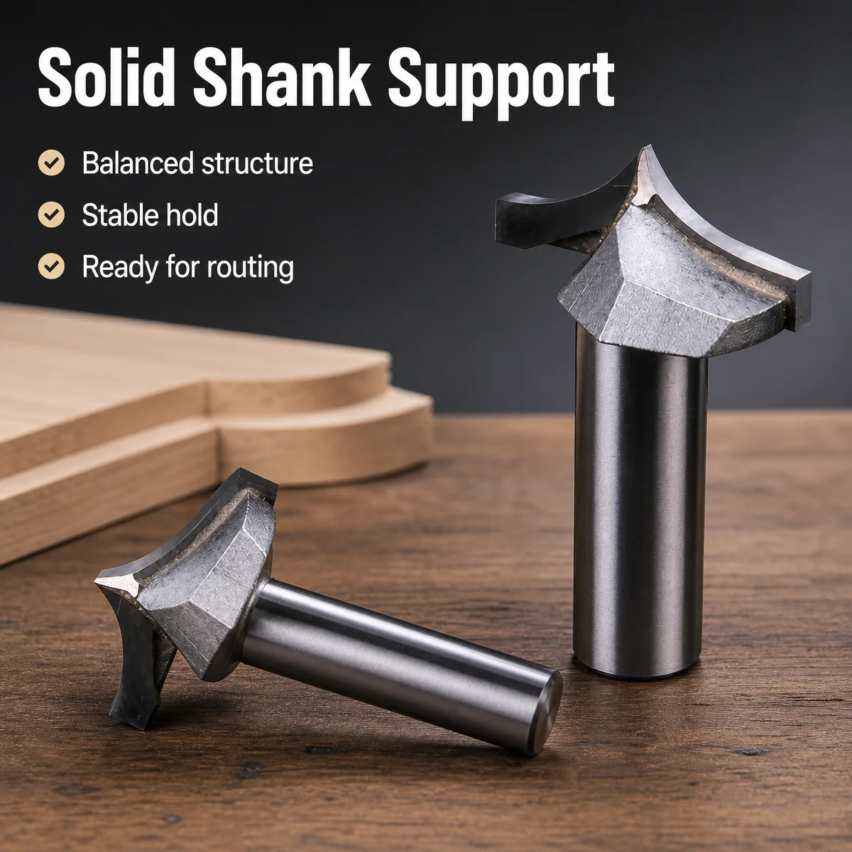 6-12mm Imported Needle Tip Sharp Nosed End Mill Tool Set Carbide CNC Router Engraving Carving Bit for Wood Chamfering Cutting