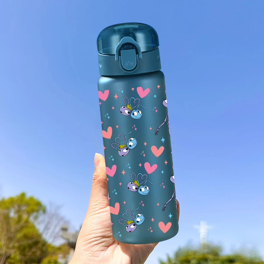 1 Buah Botol Air Plastik Pola Disney Ant Love 26oz Cangkir Air Olahraga Luar Ruangan Hadiah Ulang Tahun/Homecoming