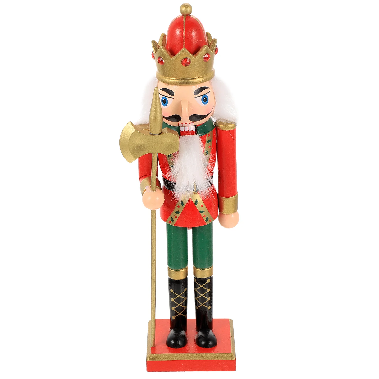 

Wooden Nutcracker Soldier Ornament Decor For Home Hotel Restaurant Coffee Shop Christmas Gift Festival Party Favor Desktop