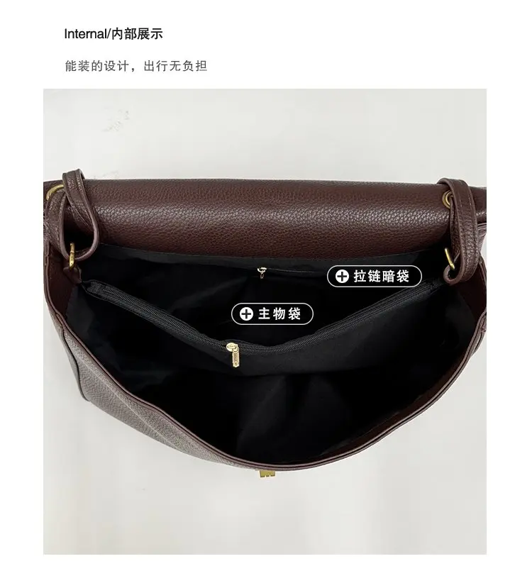 Bolso tipo cubo para mujer, diseño vertical de un solo asa, tapa abatible ancha, diseño sencillo y elegante, adecuado para adultos de 20 a 60 años.