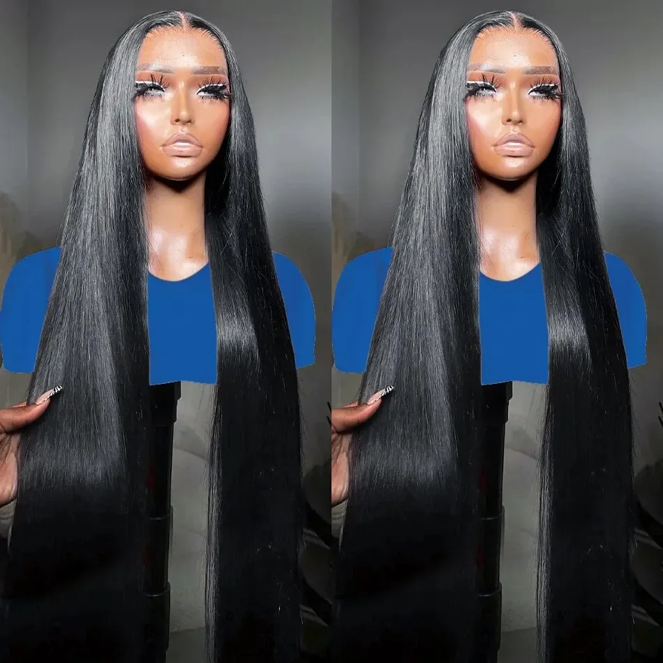 Straight Lace Front Wigs Human Hair Glueless Wigs For Women 30 40 Inch 13x4 13x6 Hd Lace Frontal Wig Pre Plucked With Baby Hair