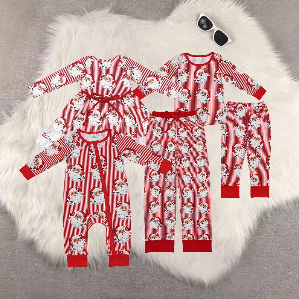 

BLP0917 Summer Boutique romper baby boy clothes Christmas long sleeve pants set Wholesale kids clothes girl dresses