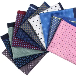 Brand New Popular 32 x 32 CM Large Handkerchief Man Paisley Flower Dot Pocket Square Men Paisley Casual Hankies For men's Suit