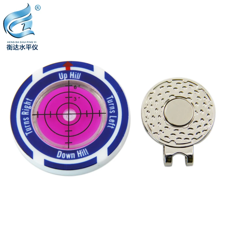 Imagem -06 - Golf Hat Clip Bolha Horizontal Green Reader Nível Banda Bolha Magnético Nível Universal Instrumento Assistida Slope Putter