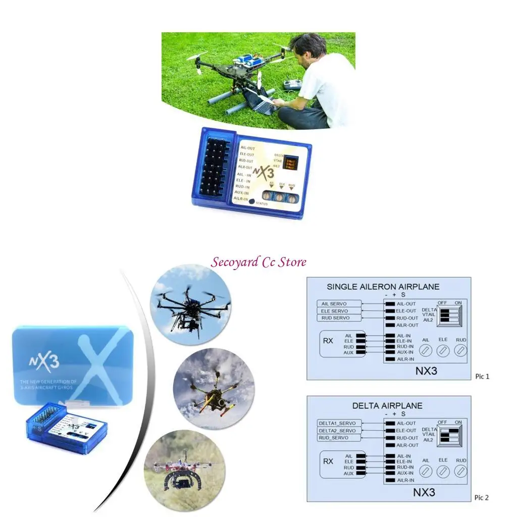 

N3uc -точный контроллер полета NX3 легкий с эффективной обратной связью и
