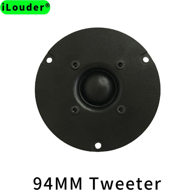 Factory 94mm 4Ohm/8Ohm optional 70mm-Ferrite magnet Horn Tweeter Driver 4 Inch 90DB RMS 15W Silk Dome Membrane Tweeters speaker
