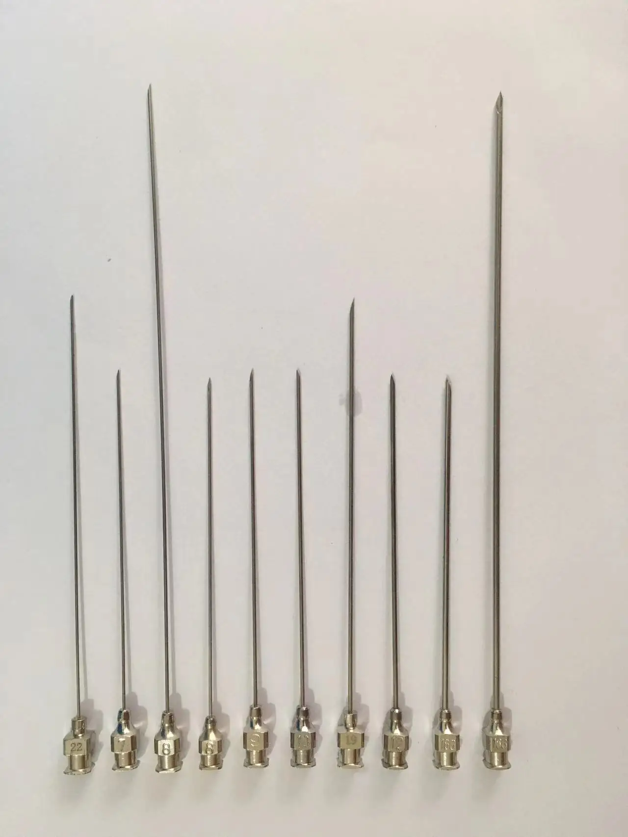 Imagem -03 - Agulha de Seringa de Agulha Dispensadora Experiência Laboratório Agulha Ponta Afiada od 80 mm Longo 25g a 13g 0.5 mm a 2.5 mm od Pcs Aço Inoxidável