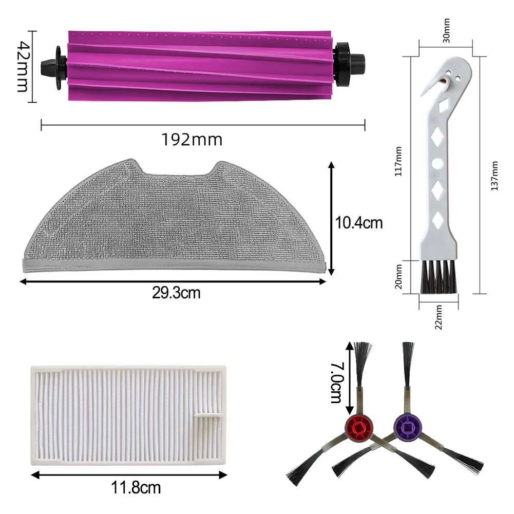 Comprehensive Accessory Kit for Eureka E20 for Plus Roller Brush Filters and Mop Cloths Designed to Keep Your Floors Spotless