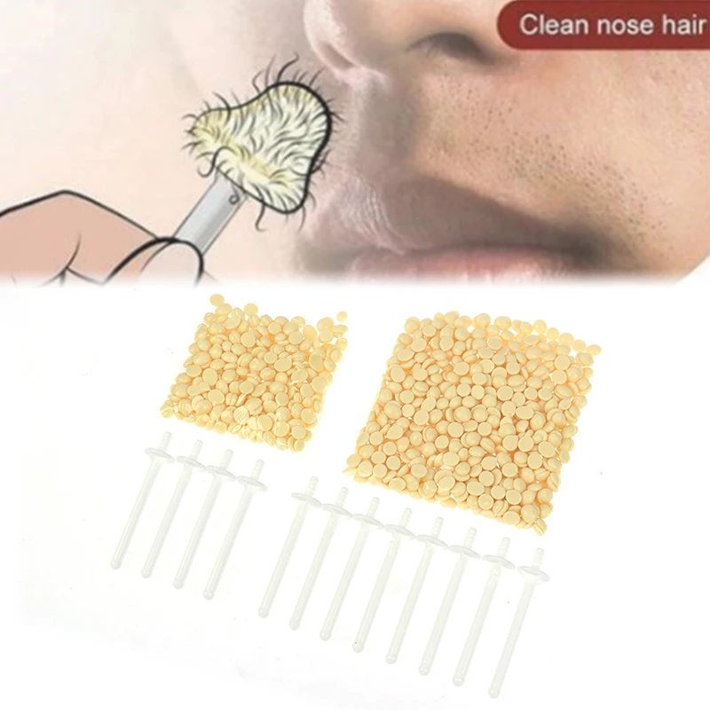 Portable Nose Wax Kit 50g for Men and Women Nail Waxing Hair Removal Wax Kit Nail Wax Cleaning Wax Kit Nose Clipper Beauty