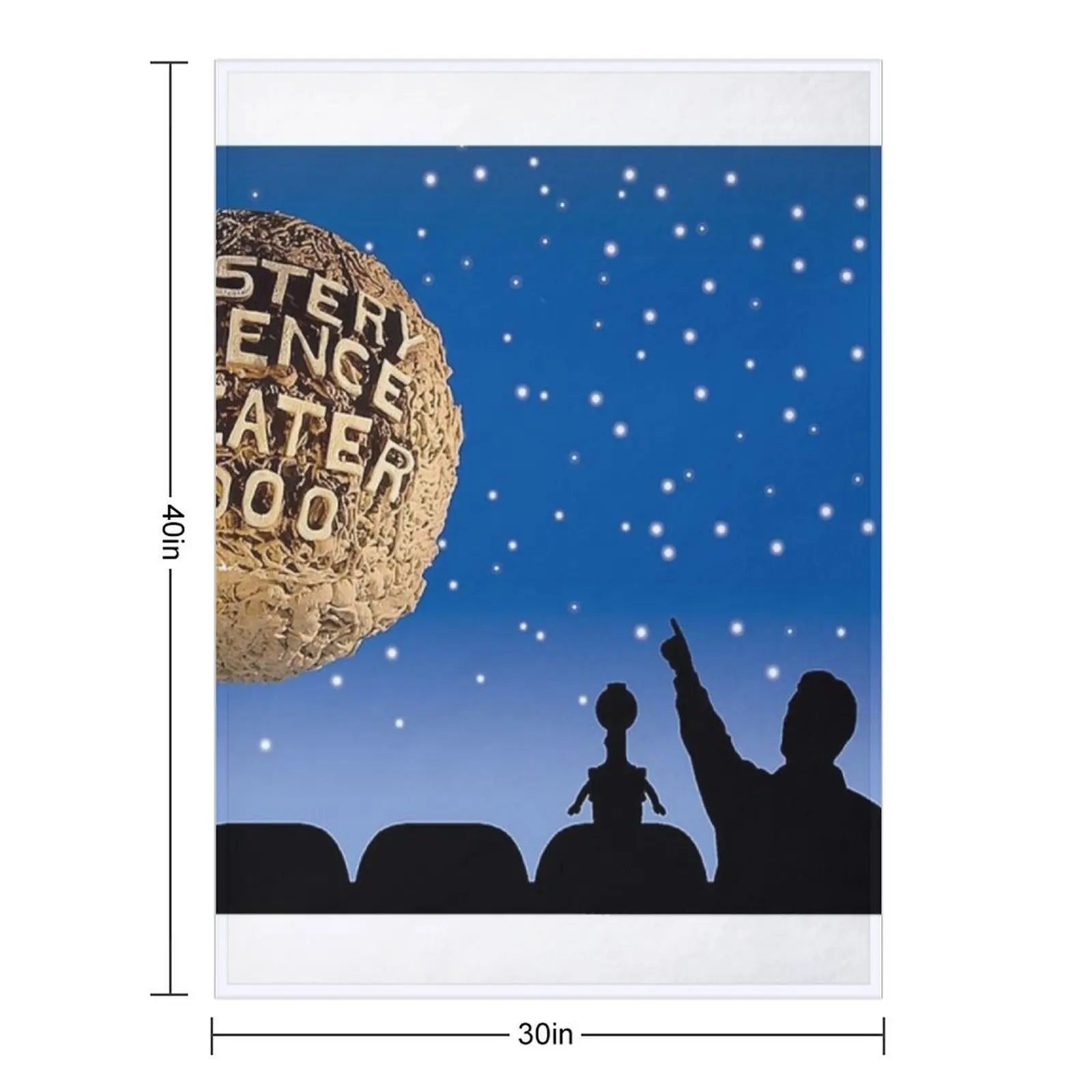 MST3K - Mystery Science Theater 3000 logo Throw Blanket sofa bed Warm Bed Extra Large Throw Blankets