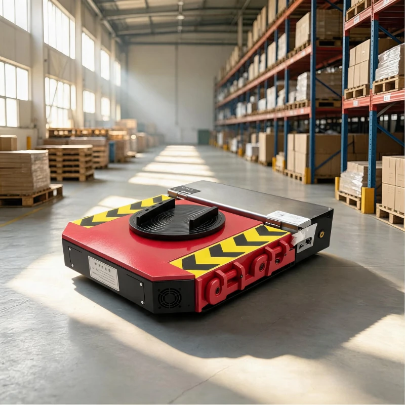 Remote Control Tracked Electric Transporter, 360° Rotating Table Battery Powered Heavy Load Workshop Cargo Mover