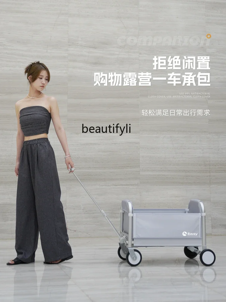 Troli Lipat untuk Belanja, Bagasi, Rumah Tangga, dan Aktivitas Luar Ruangan