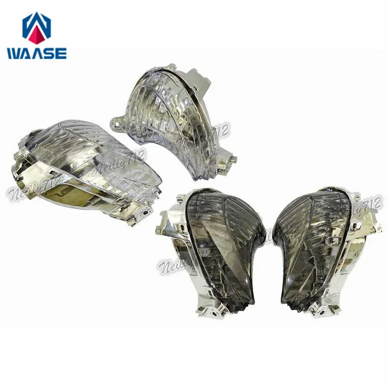 

waase For Suzuki Hayabusa GSX1300R GSXR1300 2008-2020 E-Mark Front Turn Signals Blinker Indicator Winkers Light Housing Lens