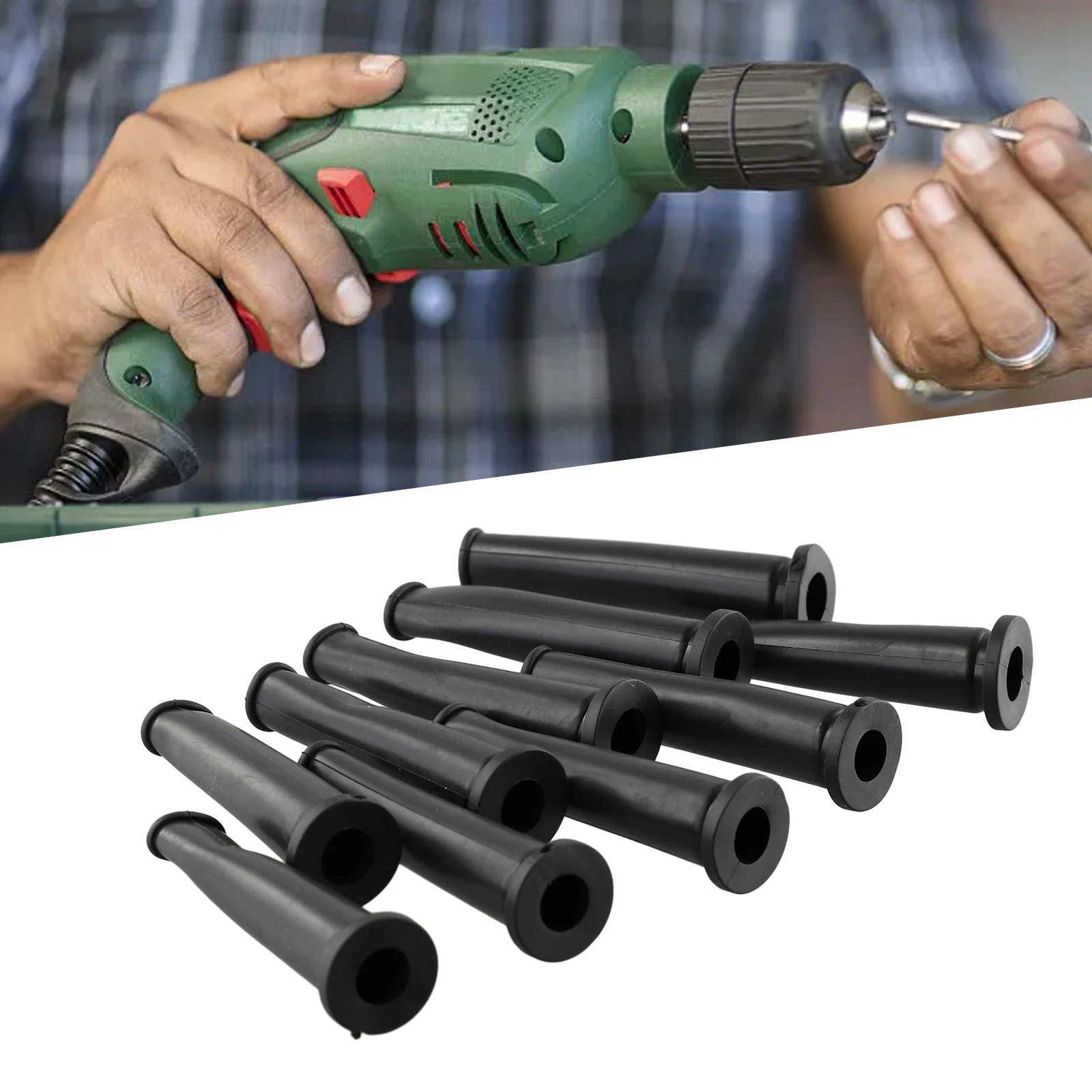 Angle Grinder Protector Cable Nice Parts 20 X 70mm 9mm/0.35Inch Rubber Wire Protector Suitable For Aviation Plug