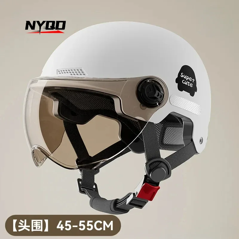 Electric Car Motorcycle Helmet Men and Women Summer Sun Protection Half Helmet Battery Car Safety Helmet 헬멧반모
