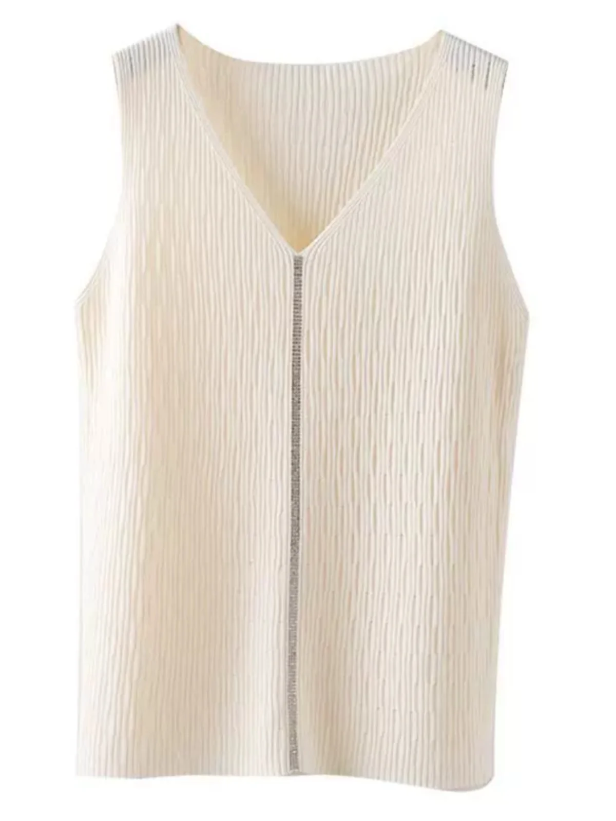 الصيف الحرير الجليد Svel V-Ne المرأة Csole الأعلى Faion تنوعا سليم صالح ألياف البوليستر قطعة واحدة طول منتظم #5