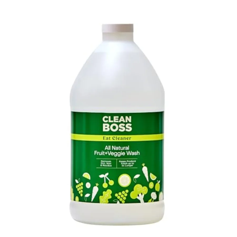 

Средство для мытья фруктов и овощей Eat Cleaner Triple-Action (запасной блок) - 64 унции - Удаляет вредные остатки - Сохраняет свежесть продуктов в 5 раз дольше