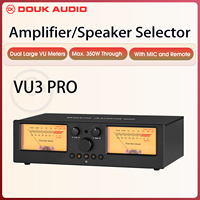 Douk Audio VU3PRO 2-IN-2-OUT Switcher Box Amplifier/Speaker Selector with VU Meter