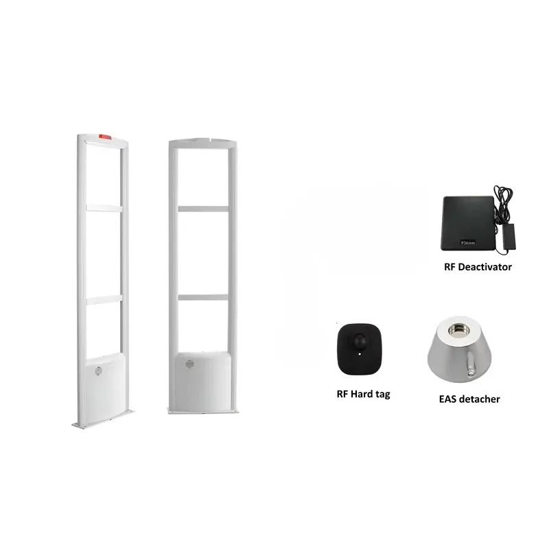 نظام إنذار مضاد للسرقة RF EAS بتردد 8.2 ميجاهرتز - هوائي باب أمان واسع النطاق، بوابة مستشعر مزدوجة أحادية مضادة لسرقة المتاجر