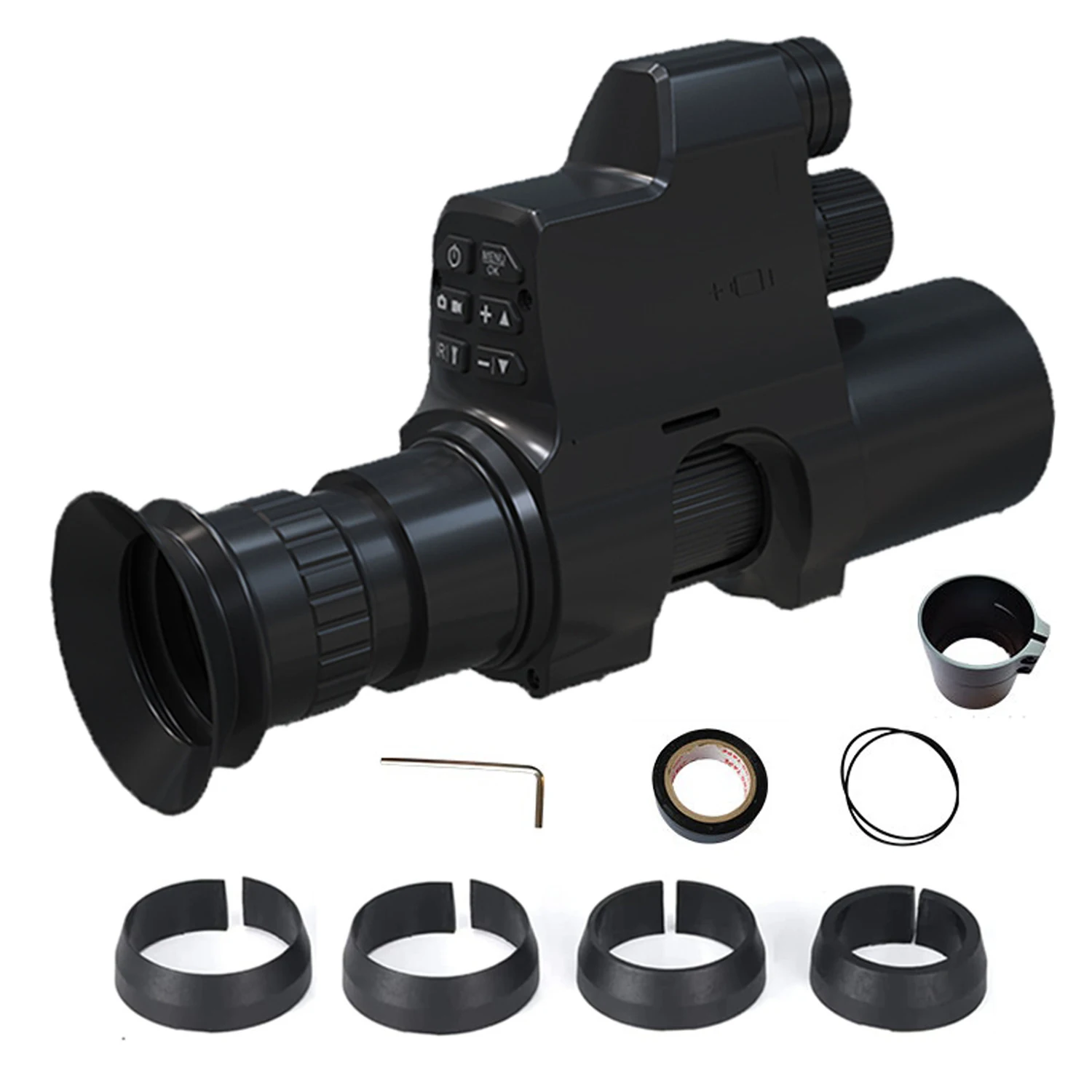 

NV4A 16mm 300MP 1080P Digital Night Vision Monocular Telescope with Infrared Illuminator, 984 Feet Long Distance, for