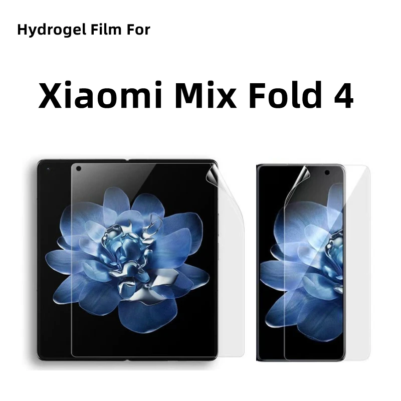 Clear Screen Protector For Xiaomi Mix Fold 4 HD Hydrogel Film For Xiaomi Mix Fold 4 Clear TPU Protective Film Full Cover Protect