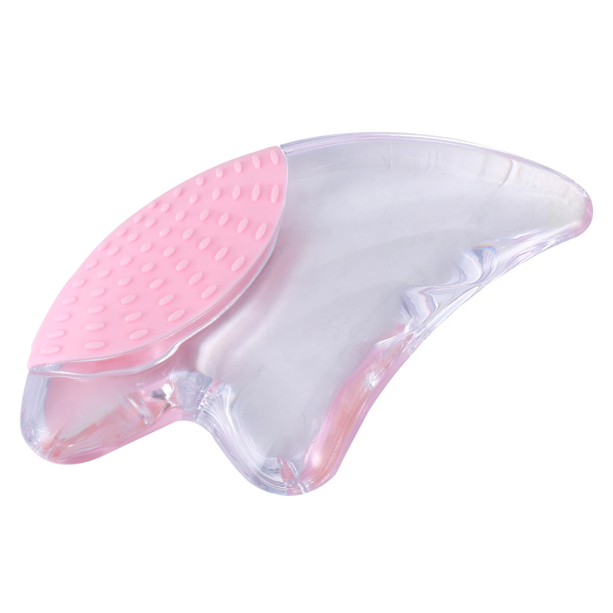 

1pc Cleansing Massage Tools Gua Plate Smooth Edges Facial Body Scraper Tool Crystal Scraping Bar Face Board