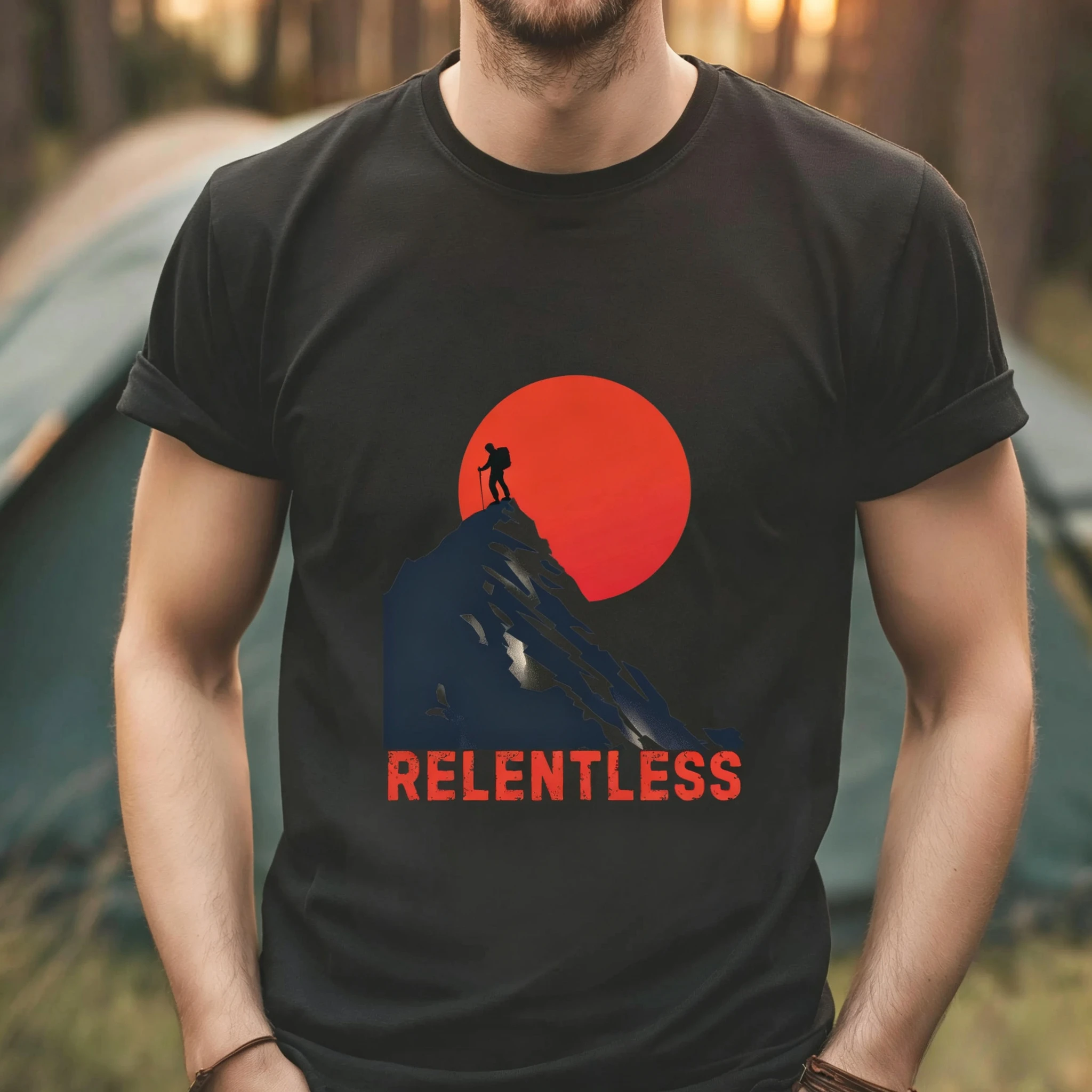 Non-stop Hiking T-shirt, Mountaineering T-shirt, Outdoor Adventure Shirt, Peak-achieving Men's and Women's All-purpose Top