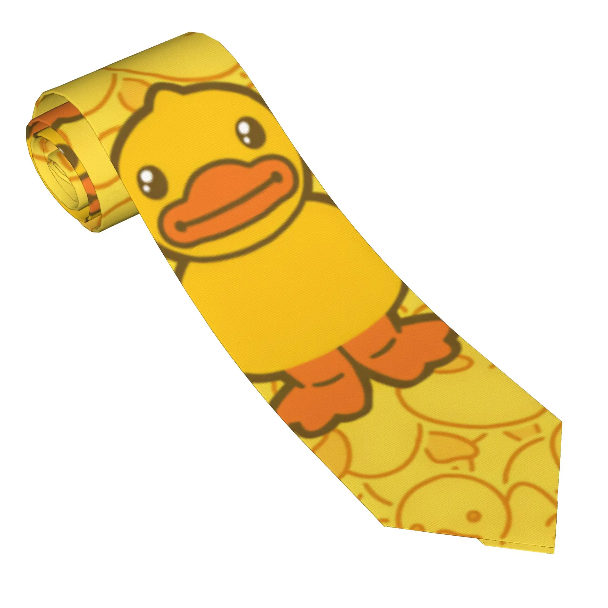 Cartoon Duck   Tie  Graphic Neck Ties Cute Funny Collar Tie Men Women Daily Wear Necktie Accessories