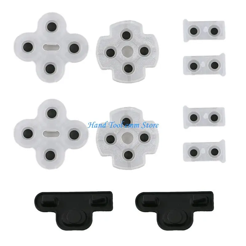 

H37F Soft Silicone Rubber Pads 5Pcs/Set Gaming Accessories Conductive Rubber Pads Replacement for